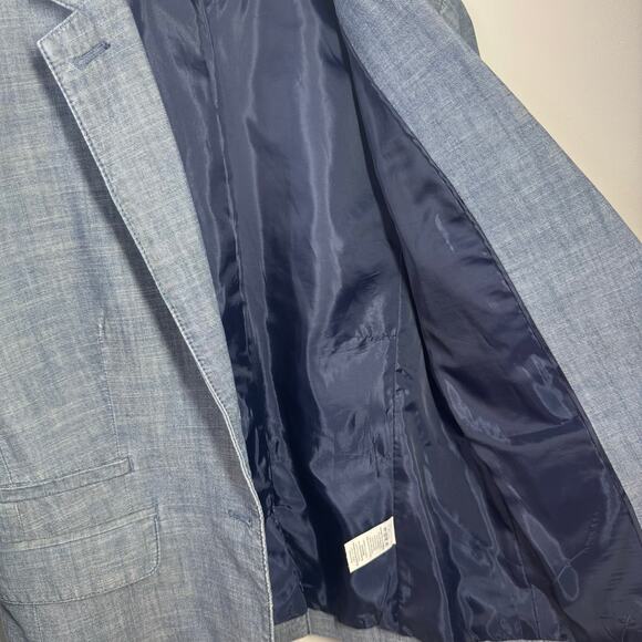 J. Crew School Boy Blazer Women Size 6 Blue 100% Cotton Pocket Old Money #41689 - Picture 8 of 8